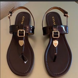 NWOT Coach sandals 🌺